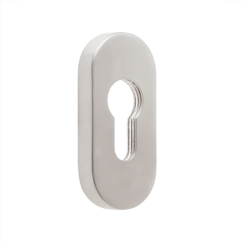SOX 316 Oval Euro Escutcheon - Stainless Steel